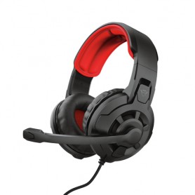 Trust GXT 411 Radius Auricolare Cablato A Padiglione Giocare Nero, Rosso (24076)