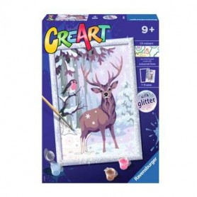 Ravensburger CreArt Festive Friends Colore per kit di verniciatura in base ai numeri (200788)