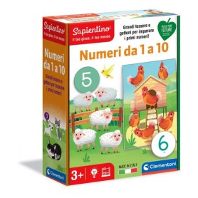 Clementoni Numeri da 1 a 10 Gioco didattico (16310)