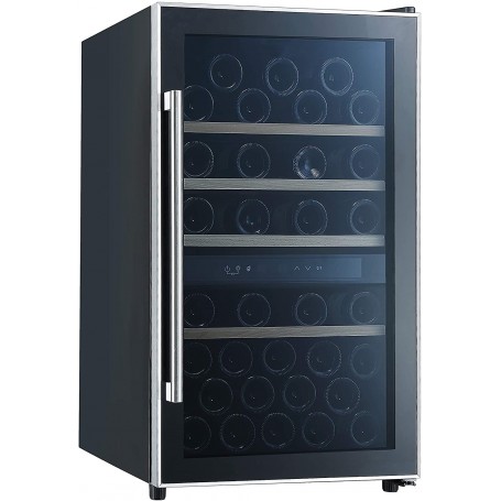 Frigorifero per vino Respecta WKS49, larghezza 48 cm, 49 bottiglie di vino standard, TouchControl, illuminazione a (WKS49_PROMO)