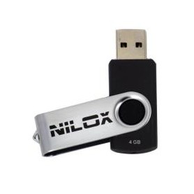 Nilox 4GB USB 2.0 unità flash USB USB tipo A Nero (U2NIL4BL001)