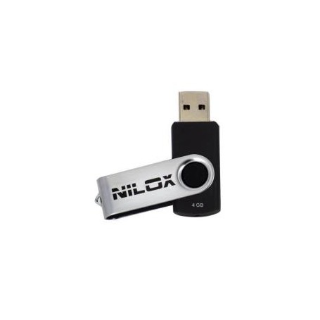 Nilox 4GB USB 2.0 unità flash USB USB tipo A Nero (U2NIL4BL001)
