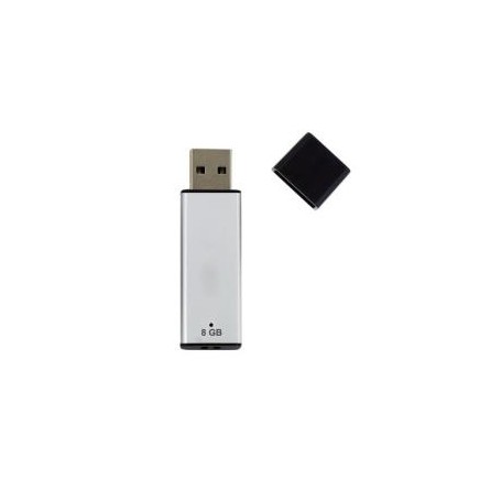 Nilox 8GB USB2.0 unità flash USB USB tipo A 2.0 Argento (U2NIL8PPL002)