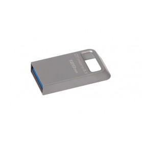 Kingston Technology DataTraveler Micro 3.1 128GB unità flash USB USB tipo A 3.2 Gen 1 (3.1 Gen 1) Metallico (DTMC3/128GB)