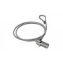 Ednet 64134 cavo di sicurezza Grigio, Argento 1,5 m (MGE64134)