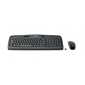 Logitech Wireless Combo MK330 tastiera USB QWERTZ Tedesco Nero (920-008533)