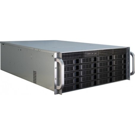 Inter-Tech IPC 4U-4420 Supporto Blu, Acciaio inossidabile (88887121)