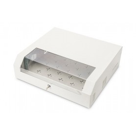 Digitus DN-19 04U-PB rack 3U Da parete Grigio (DN-19 04U-PB)