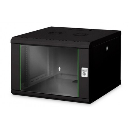 Digitus DN-19 07U-6/6-SW rack 7U Da parete Nero (DN-19 07U-6/6-SW)