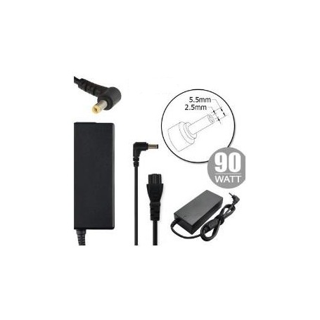 Nilox NLX90W-LT02 adattatore e invertitore Interno 90 W Nero (NLX90W-LT02)