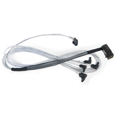 Microsemi ADAPTEC I-RA-HDMSAS-4RASATA-SB 0,8 m 6 Gbit/s Grigio (2279900-R)