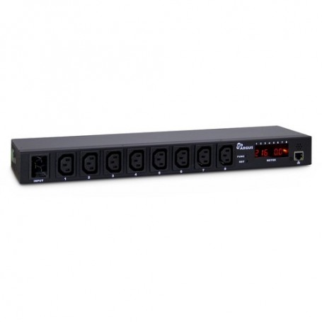 Inter-Tech SW-0816 unità di distribuzione dell'energia (PDU) 8 presa(e) AC Nero (88887284)