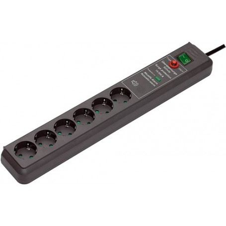 Brennenstuhl Secure-Tec Surge Protection 15.000 A Nero 6 presa(e) AC 3 m (1159540376)