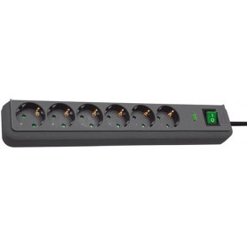 Brennenstuhl 1159700015 protezione da sovraccarico Nero 6 presa(e) AC 1,5 m (1159700015)