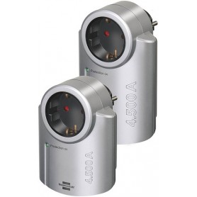 Brennenstuhl Primera-Line Nero, Argento 1 presa(e) AC 230 V (1506950)
