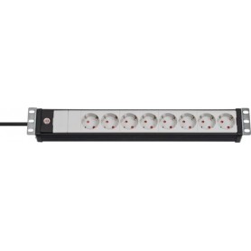 Brennenstuhl 1156057028 presa energia Nero, Grigio (1156057028)