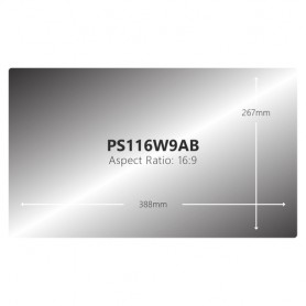 V7 Filtro protettivo per schermo anti-luce blu - 11,6 pollici (PS116W9AB)