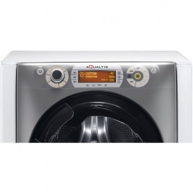 Hotpoint AQSD723 EU/A N lavatrice Caricamento frontale 7 kg 1200 Giri/min D Argento, Bianco (AQSD723EU/AN)