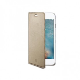 Celly AIR800GD custodia per cellulare 11,9 cm (4.7") Custodia a libro Oro (AIR800GD)