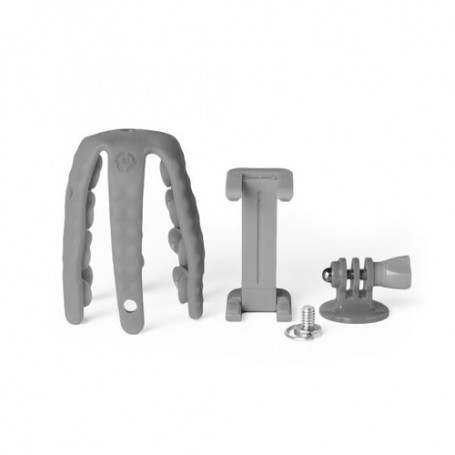 Celly Squiddy treppiede Smartphone/fotocamera di azione 6 gamba/gambe Grigio (SQUIDDYGR)