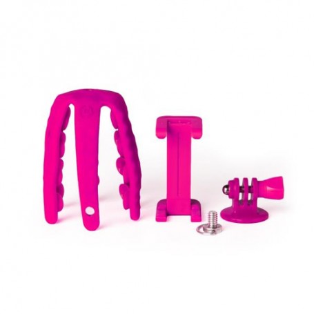 Celly Squiddy treppiede Smartphone/fotocamera di azione 6 gamba/gambe Rosa (SQUIDDYPK)