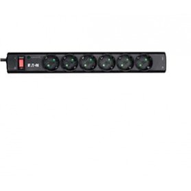 Eaton PS6TD protezione da sovraccarico Nero, Bianco 6 presa(e) AC 220 - 250 V 1 m (PS6TD)