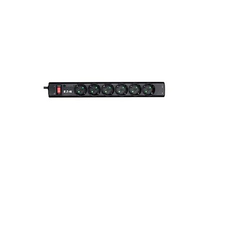 Eaton PS6TD protezione da sovraccarico Nero, Bianco 6 presa(e) AC 220 - 250 V 1 m (PS6TD)