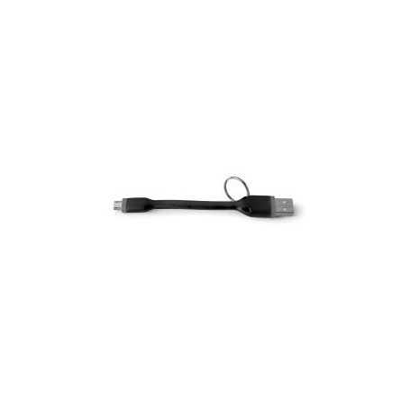 Celly USBMICROKEYBK cavo USB 0,12 m USB-A MicroUSB Nero (USBMICROKEYBK)