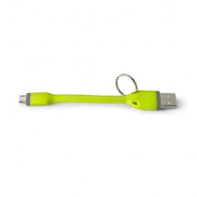 Celly USBMICROKEYGN cavo USB 0,12 m USB 2.0 USB A Micro-USB B Verde (USBMICROKEYGN)