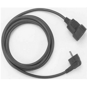 Bachmann 5m Schuko H05VV­F 3G 1.50mm² Nero (341.186)