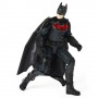 DC Comics , Personaggio Deluxe del film The Batman da 30 cm con tuta alare, luci, frasi e ali che si aprono, oggetto d (6060523)