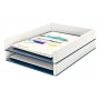 Leitz 53611001 vassoio da scrivania Polistirolo Metallico, Bianco (53611001)