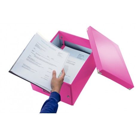 Leitz Click & Store scatola per la conservazione di documenti Polipropilene (PP) Rosa (60440023)