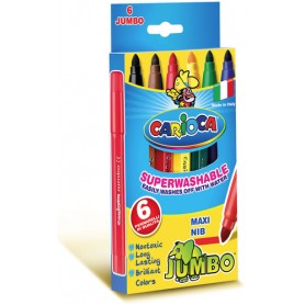 Carioca Jumbo marcatore Extra grassetto Multicolore 6 pz (40568)