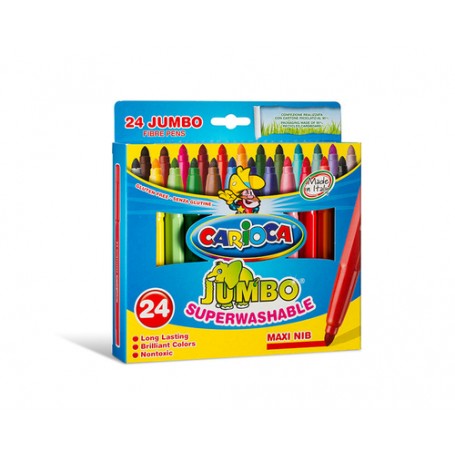 Carioca Jumbo marcatore Extra grassetto Multicolore 24 pz (40570)