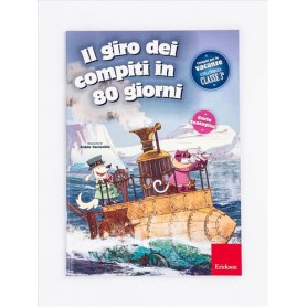 Erickson Il giro dei compiti in 80 giorni libro Educativo ITA 96 pagine (97888590-1103-3)