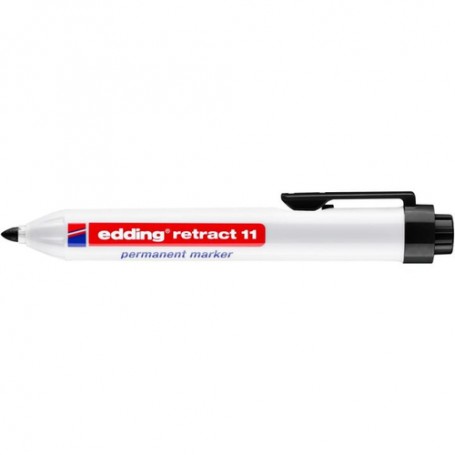 Edding E11 001 marcatore permanente Tipo di punta Nero 1 pz (E11 001)