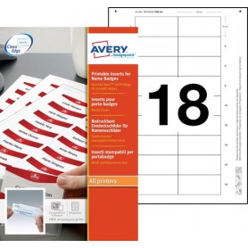 Avery 6530 etichetta per stampante Bianco Etichetta per stampante non adesiva (6530)