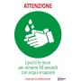 Avery AV_KITCOVID1_IT segnale autoadesivo Poliestere Verde, Bianco (AV_KITCOVID1_IT)