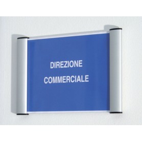 Tecnostyl Targa Acrilico, Alluminio Alluminio, Trasparente (PTA02)