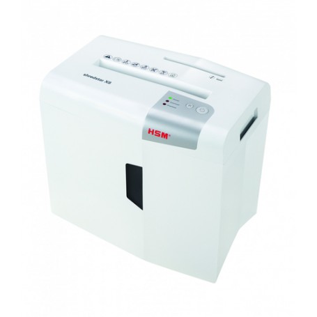 HSM X8 distruggi documenti Taglio a particelle 58 dB 22 cm Argento, Bianco (1044121)