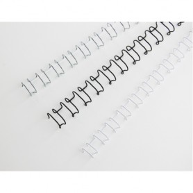 GBC Spirali metalliche MultiBind bianche 6 mm (100) (IB165085)
