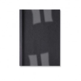GBC Copertine rilegatura termica LeatherGrain 1,5 mm nere (100) (IB451607)