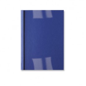 GBC Copertine rilegatura termica LeatherGrain 6mm blu royal(100) (IB451034)