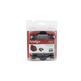 Evolis Ribbon & Cleaning Kit badgy 100p nastro per stampante 100 pagine Nero, Blu, Rosa, Bianco, Giallo (VBDG204EU)