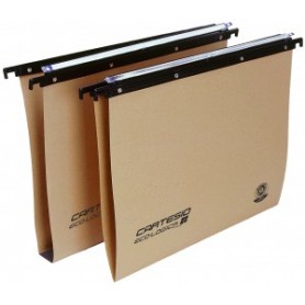 Bertesi Cartesio Ecologica cartella sospesa e accessorio A4 Cartoncino, Polistirolo Marrone 25 pz (100/3953-A1)