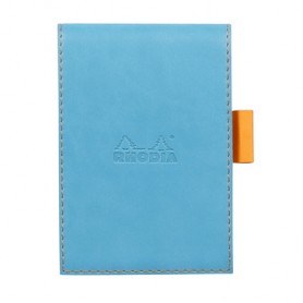 Rhodia Notepad cover + notepad N°11 quaderno per scrivere A7 80 fogli Blu (118107C)