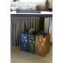 Perfetto 0468D cestino per rifiuti Rettangolare Blu, Verde, Giallo (0468D)