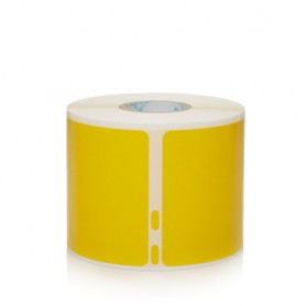 DYMO 2133400 etichetta autoadesiva Rettangolo con angoli arrotondati Rimovibile Giallo 220 pz (2133400)