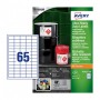Avery B7651-50 etichetta autoadesiva Rettangolo Permanente Bianco 3250 pz (B7651-50)
